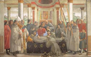 多梅尼科 基爾蘭達約 Obsequies of St.Francis 多梅尼科 基爾蘭達約 Obsequies of St.Francis